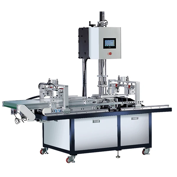 Rigid Box Automatic Bubble Removing Machine / Bubble Pressing Machine