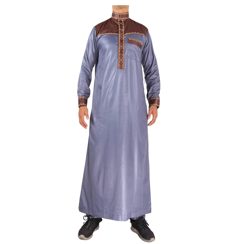 Latest Muslim Man Clothing Pray Man Thobe Stylish Nigeria Nen Thobe