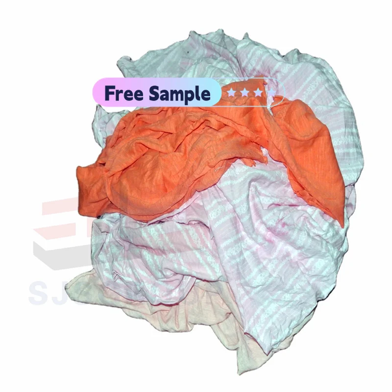 5KG 10Kg 20kg 25kg Wholesale cheap t shirt clean rag textile waste cotton scrap cotton rags bulk