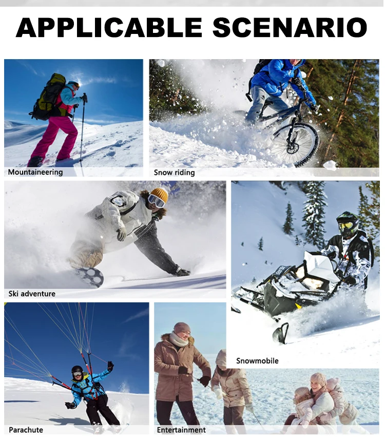 Customized Winter Snow Sports Skiing Snowmobile Goggle Unisex UV400 Protection Snowboard Ski Glasses