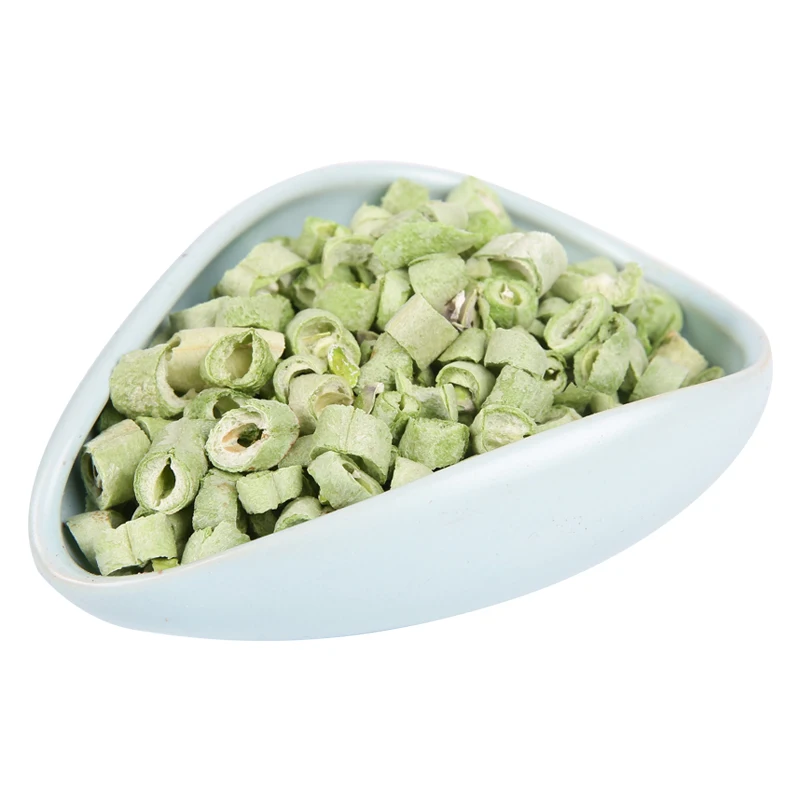 Guoyue Bulk Freeze-Dried Bean Snack Instant Food Gefriergetrocknete Bohnen lyofilizovane Dry Vegetables Freeze Dried Green Bean