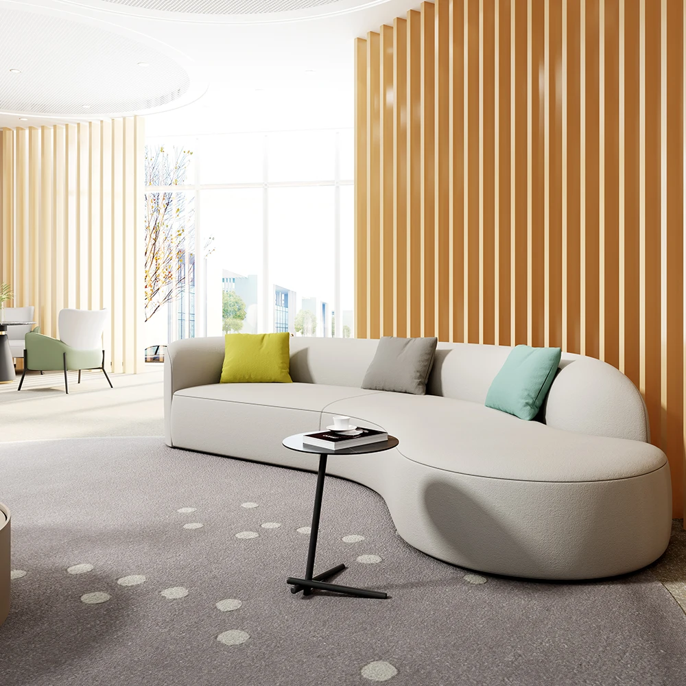 Modular Sectional Sofa French Furniture Deep Sitting royal Modern White hotel leisure Couch sofa sets without arm