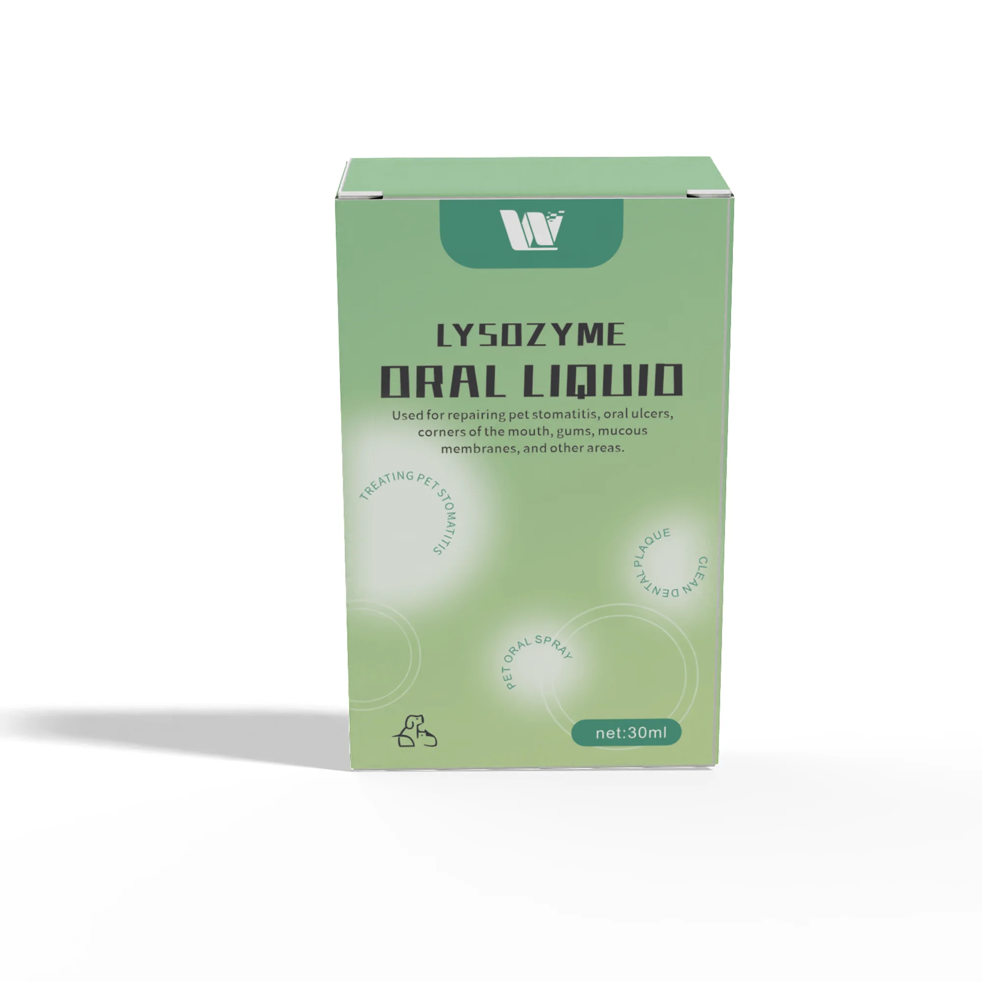 Odor Eliminator Containing Lysozyme 100ml Pet Mouth Spray to Remove Bad Breath Gum Freshener Dog Mouth Cleaner Spray