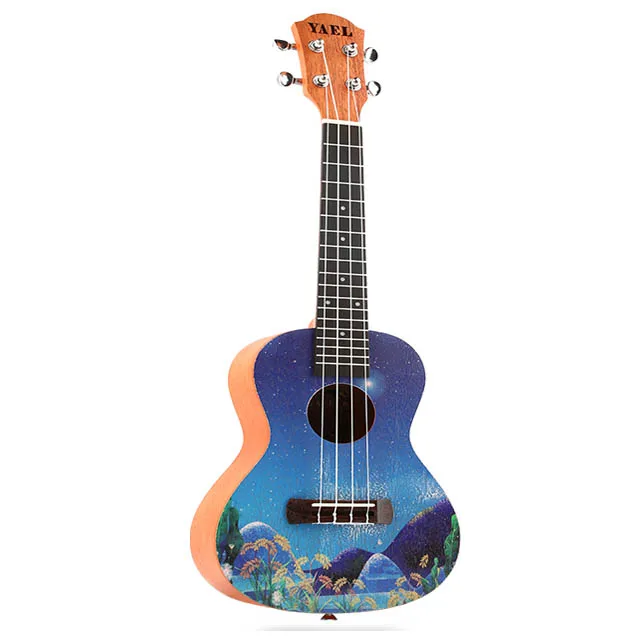 Concert Ukulele with Great Graphic China Factory Ukuleles