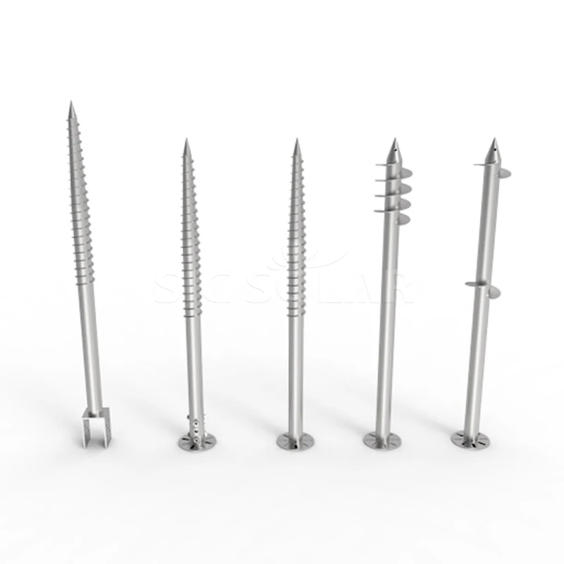 Galvanized Helical Screw Piles Screw Pile For Ground Solar Project