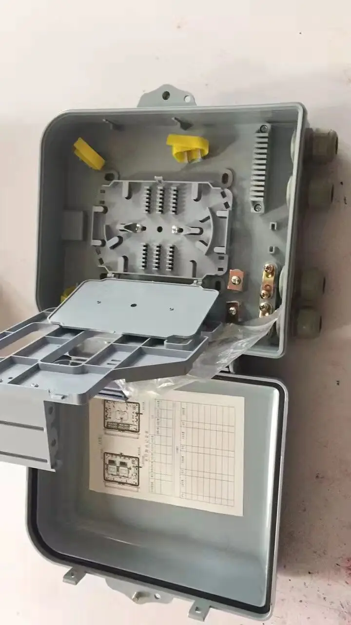 24 Ports White  FDB FTTH FTTB FTTX Fiber Optic Distribution Box  Fiber Optic Cables Terminal Joint NAP Box