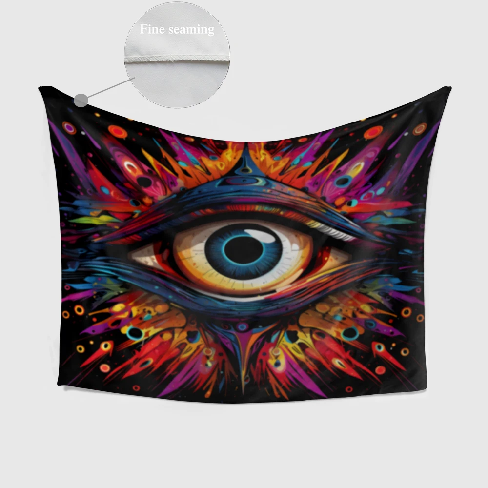 eye of the devil Custom pattern and size Wholesale Hot Sale Wall Tapestry for Bedroom Custom Printed 100% Polyester Tapestry