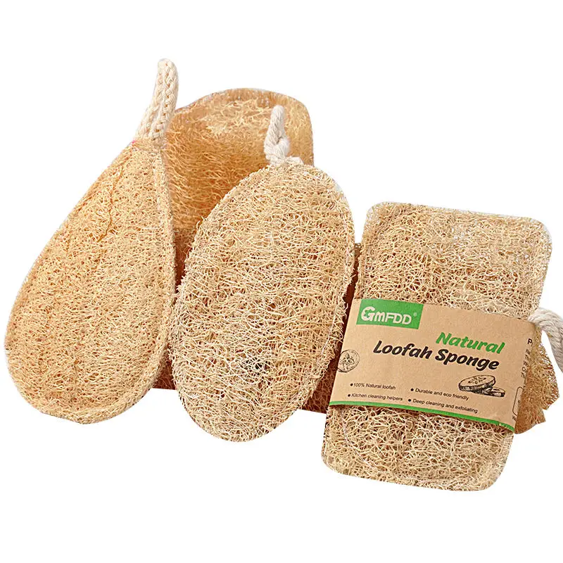 Dish cleaning Sponge scrub brushes Natural loofah Zero Waste core Useful things for kitchen Loofah scrub brushes