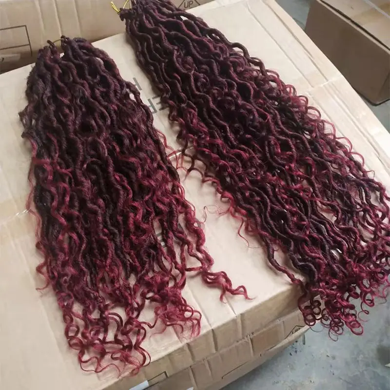 wholesale river locs Kenya crochet braid hair goddess locs Boho crochet hair
