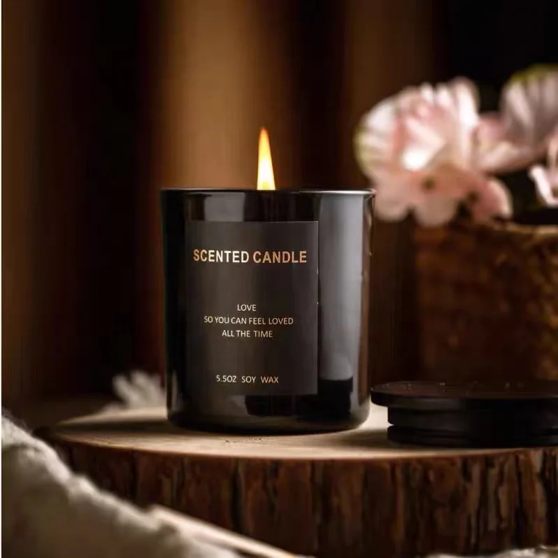 In Bulk Factory Price 4Oz 8Oz 10Oz 12Oz 230Ml 320Ml Empty Unique Luxury Home Decor Glass Candle Jars Containers With Gift Boxs