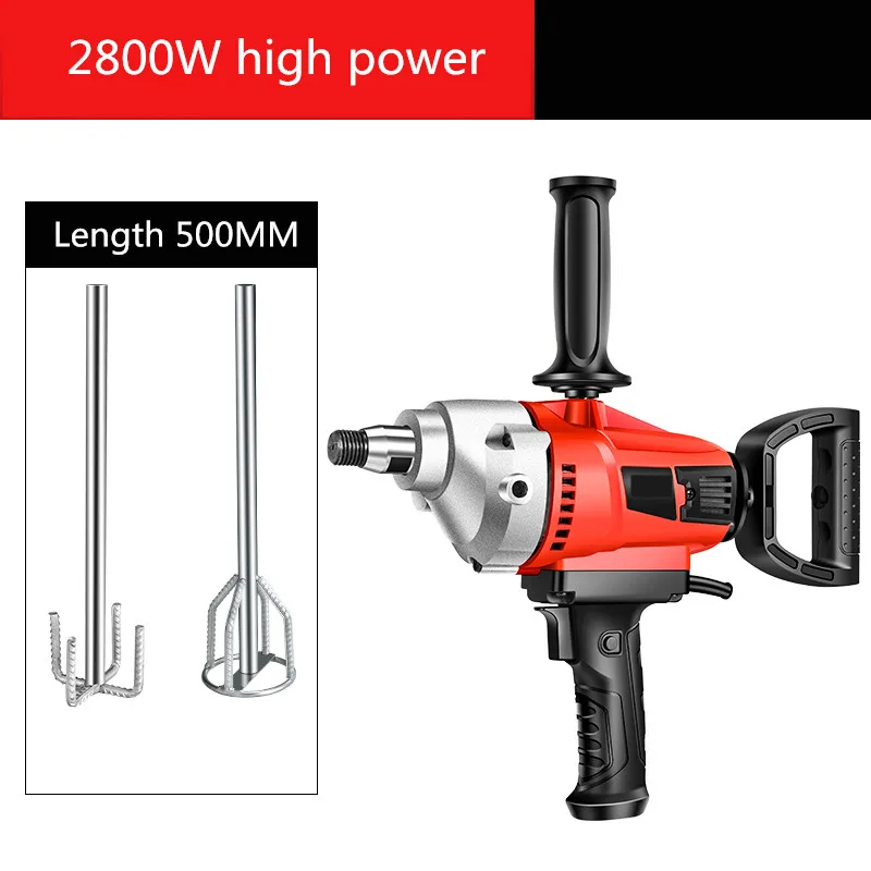 High Quality Hand Held Stirrer Industrial Electric Paint Machine Mini Concrete  Machine Paint Mixer Drill  Power Tool Mixer