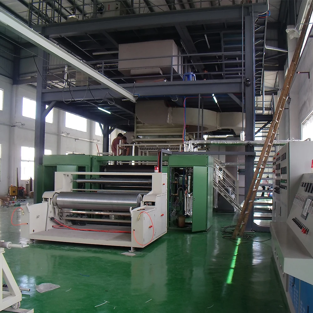 AZX SSS spundbond нетканых машины производственная линия ткани non сплетенная ткань