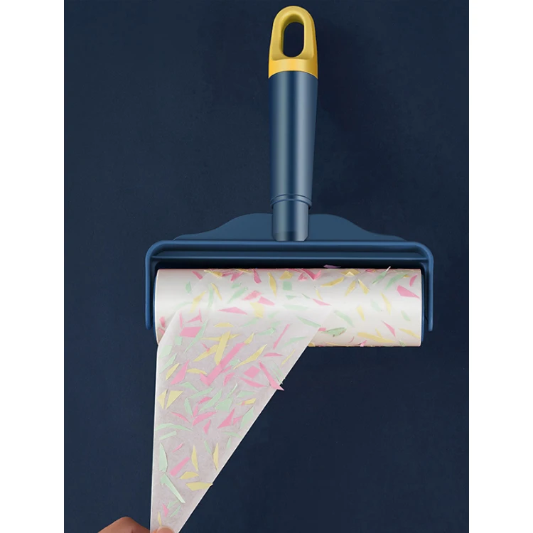 Upgrade Lint roller non-sticky dog and cat portable pet roller brush to remove hair and sticky hair