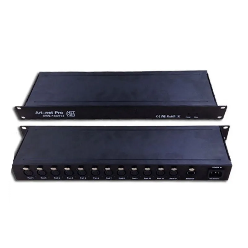 RGB DMX контроллер управления 8 вселенных Artnet DMX512 DJ светодиодная цифровая полоса декодер