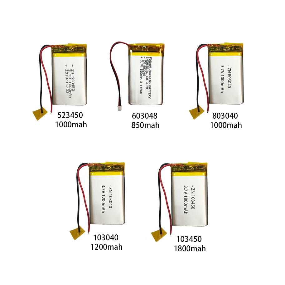 GPS Tracker lithium battery 621230 CB/IEC/UL certificated 3.7v 170mA li-polymer battery for telematic device