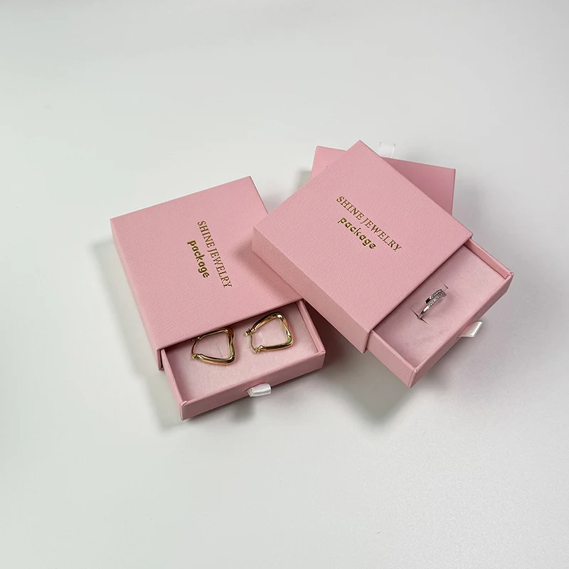 9*9 Necklace Packaging Paper Jewelry Box Velvet Microfiber Envelope Jewelry Bag Pouch Drawer Bracelet Necklace Earring Gift Box
