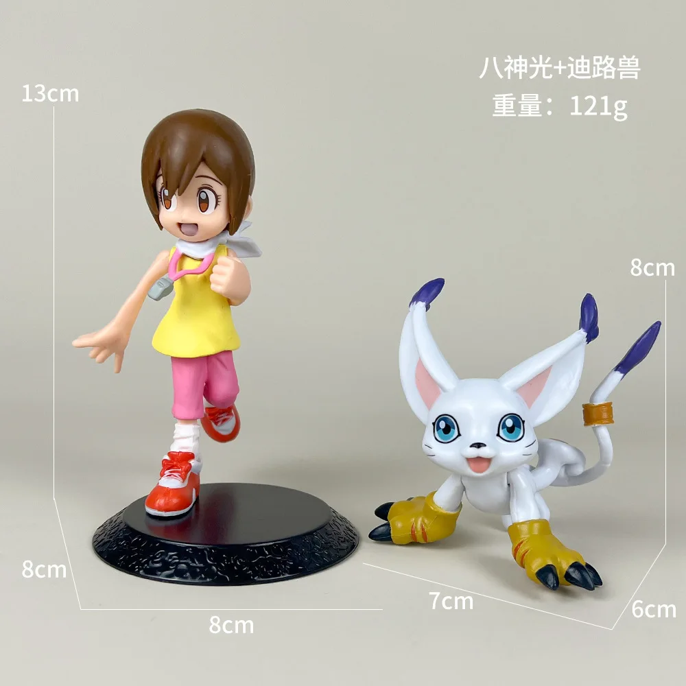 New Digital Monster Adventure Figure Anime Set Yagami Taiyia Ancient Beast Gabumon Model Ornament Doll Decoration Wholesale