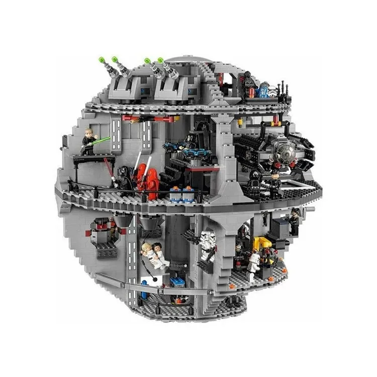 3803+pcs/set 05035 81037 Star Plan Wars The 180009 Death Star Building Block Bricks Toys Kid Toy Christmas Gift