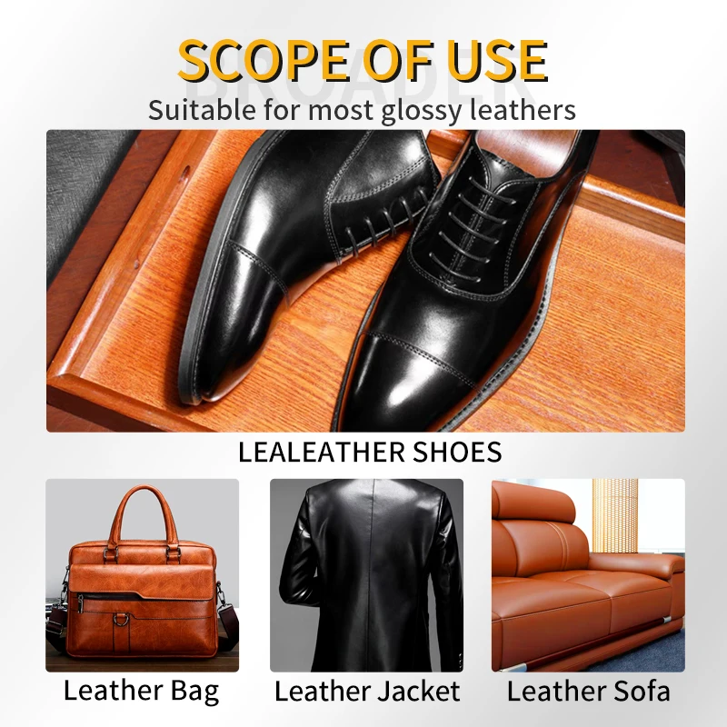 Mink Oil For Leather OEM/ODM Natural Plant Shoe Cream  Colorless Shoe Polish Premium Glazing Oil Conditioner Waterproof