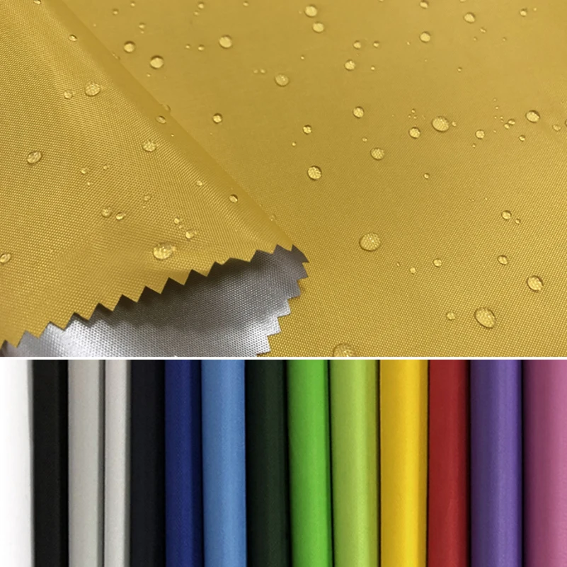 Waterproof Outdoor Fabric 210D Silver Coated Airtight Oxford Cloth for Umbrella Tent