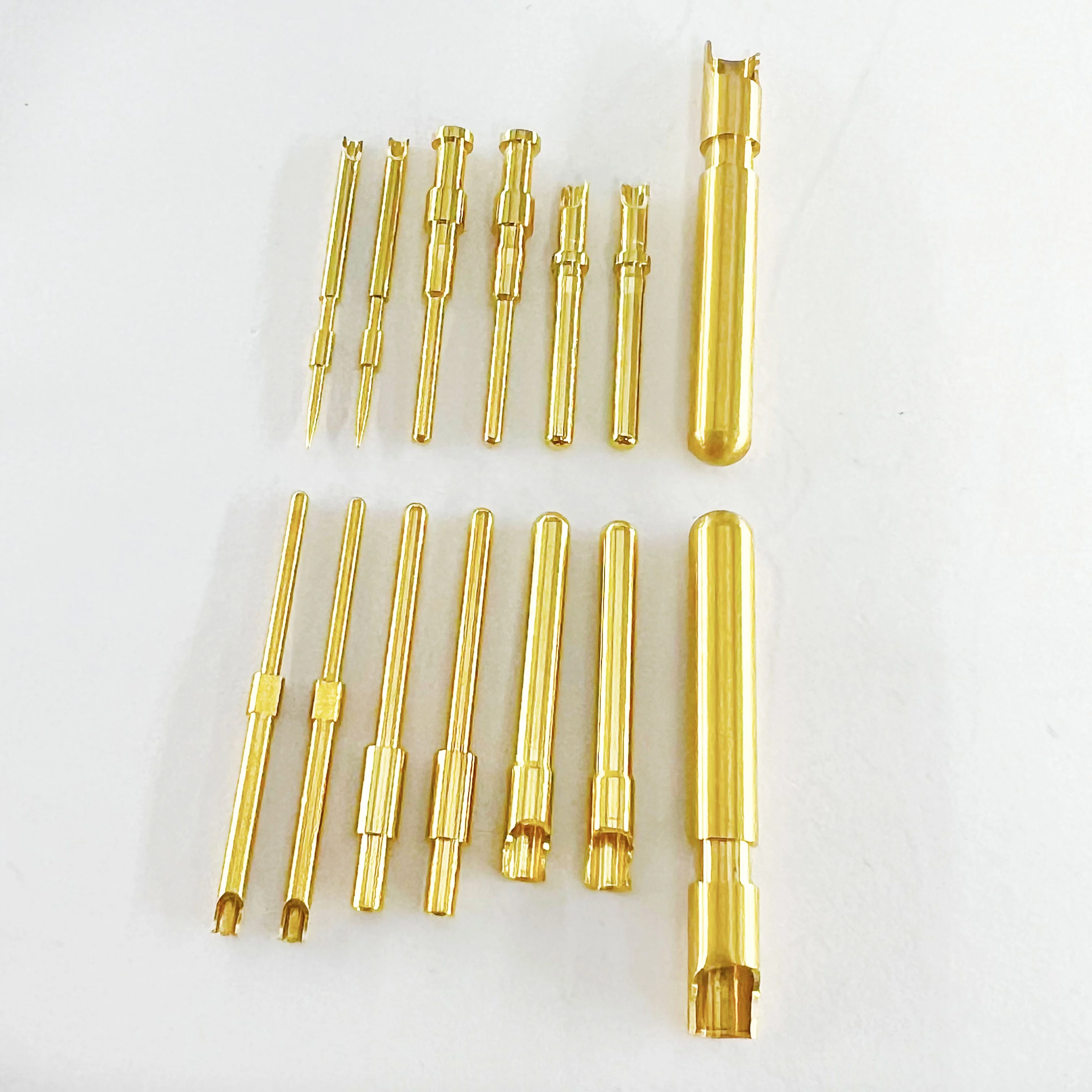 machining services Solid copper needle wire connector Waterproof welding wire wire connector  gold plated pins
