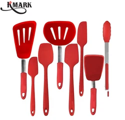 Professional Non-stick Cookware Silicone Kitchen Cooking 8 Pcs Utensils Set for kitchen utensils