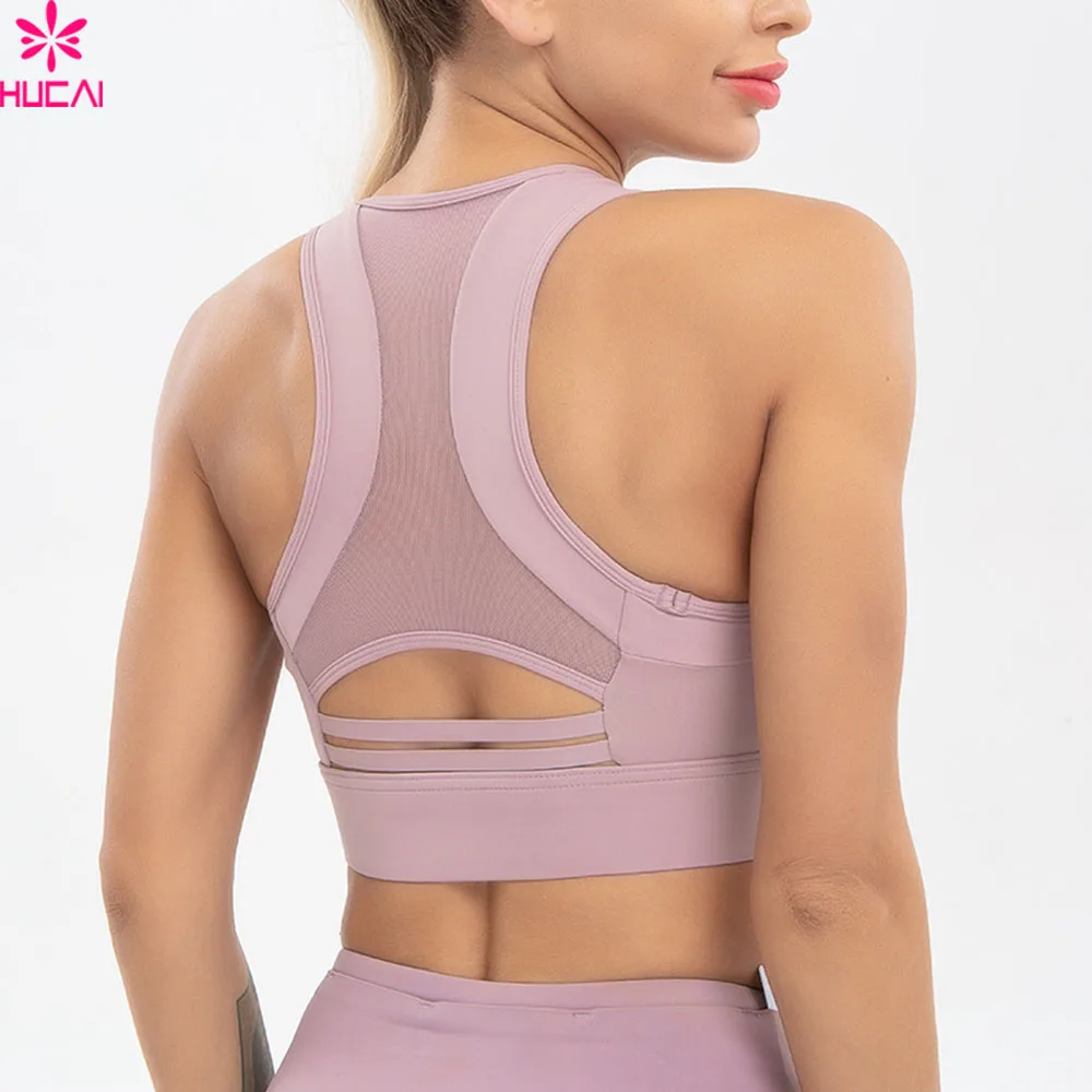 FASHION Sexy Sports Mesh Tank Top Backless Push Up VEST