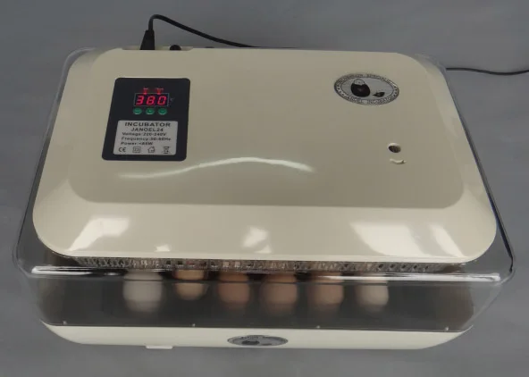 Mini egg Incubator JANOEL 24 Fully automatic 24 chicken egg Hatcher Warmer Small Poultry incubator