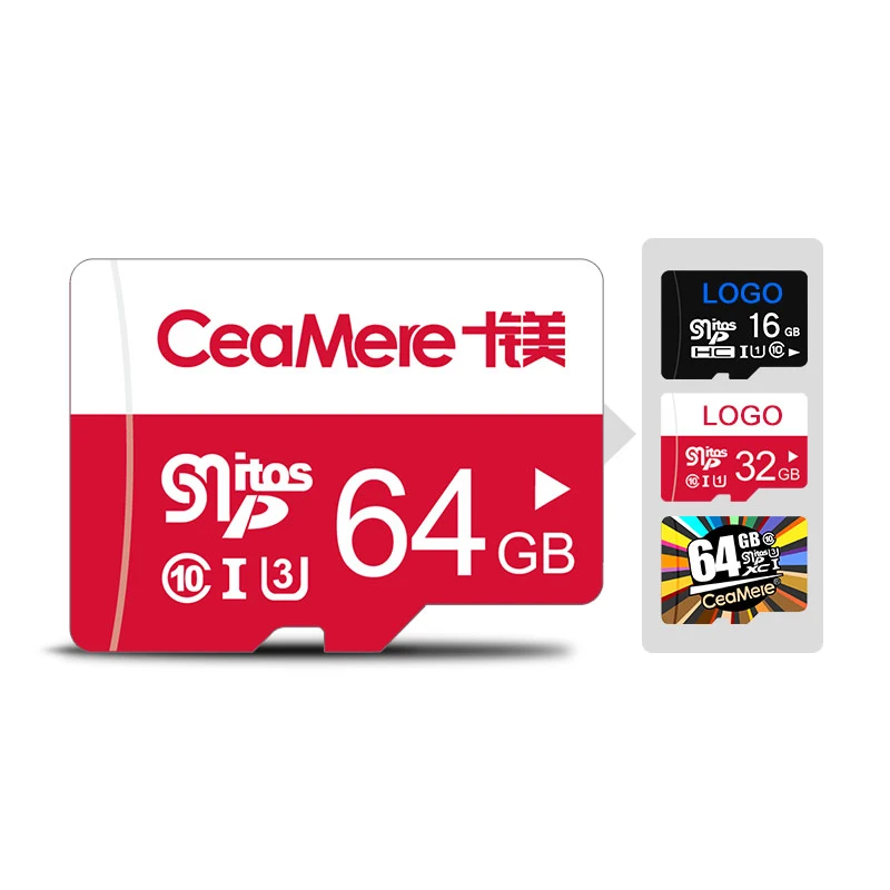 Ceamere Original Wholesale Price 4gb Micro Memory TF Card 8GB 16GB 32GB 64GB 128GB 256GB Class10 U3 Micro Memory Storage Card