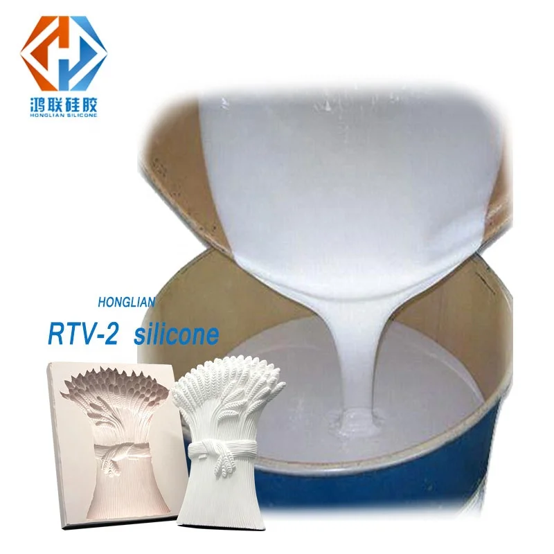 Hong Lian rtv silicone rubber supplier UK make plaster buddha mold silicone rubber rtv-2 silica into flexible silicon mold