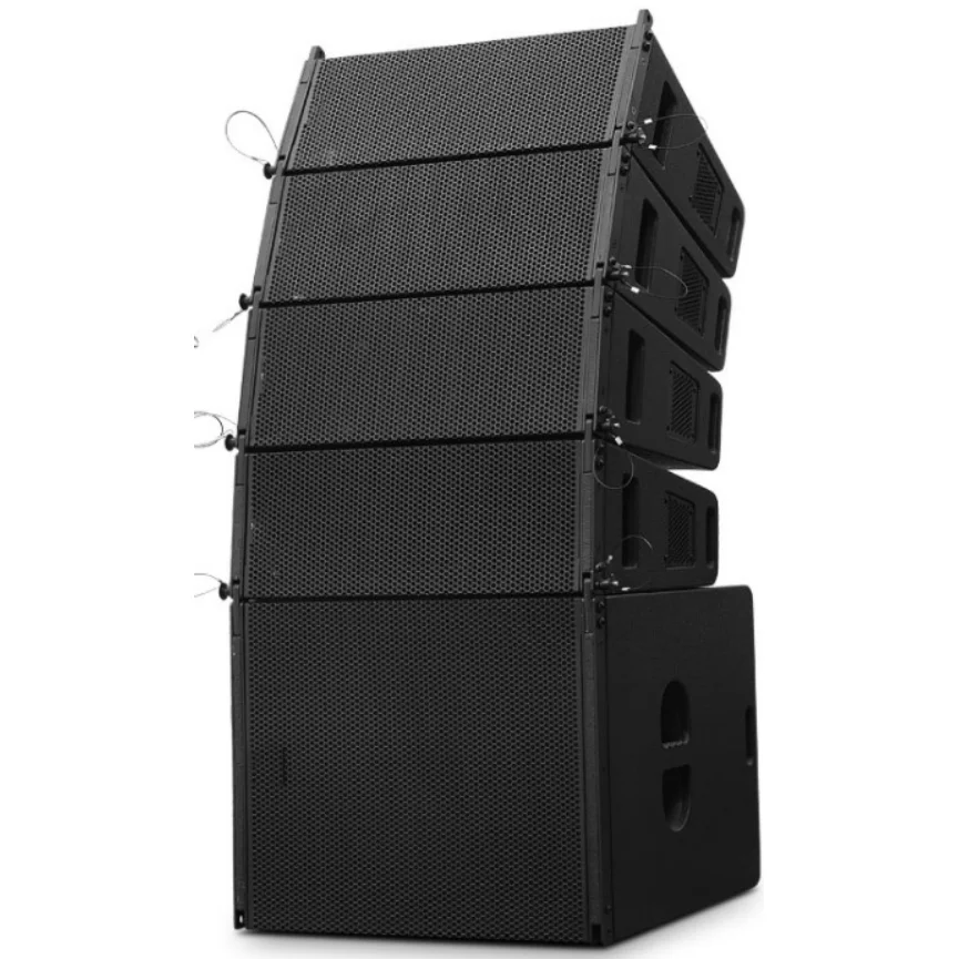 Профессиональный dj оборудование колонки dual 8-дюймовый активный или пассивный линейного массива и 18 дюймов сабвуфер динамик