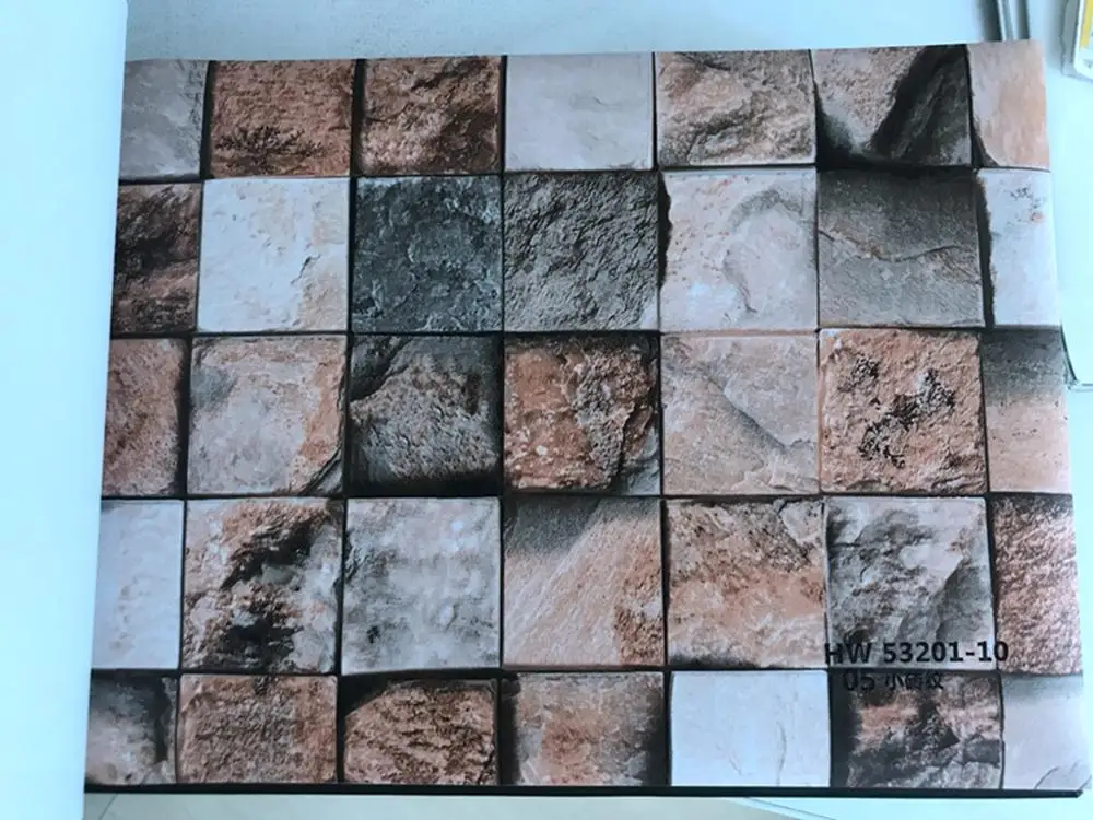 Различные панели 3D из ПВХ с кирпичным дизайном для внутренней отделки потолка и стен