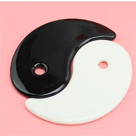 Mircocrystaline Porcelain Taiji Shape Scraping Massage Tool Guasha Body Massage Tools