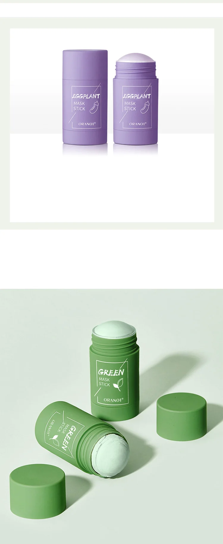 
green tea putty film for deep cleansing, oil control and moisturizing skin rotating cream putty film 