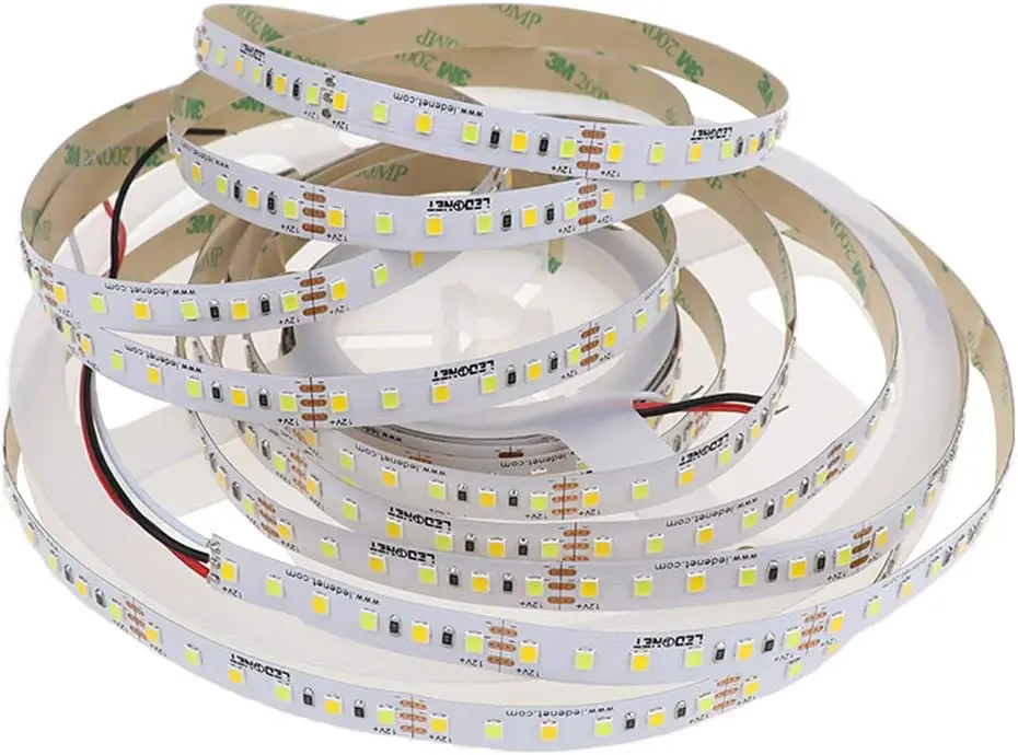 Заводская гибкая SMD Светодиодная лента 120 светодиодов теплый белый супер яркий для украшения спальни IP20 2835 умные светодиодные ленты