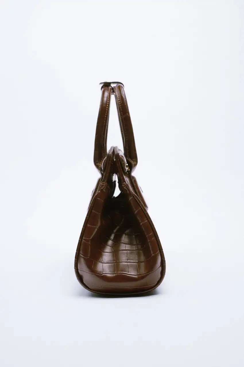 Custom Ready to ship New Arrival Crocodile Pattern Pu Leather High quality Posh Luxury style Crossbody Bag Handbag 29.5*28*10CM