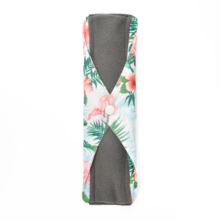 EASYMOM Feminine Monthly Period Panty Liners Custom Waterproof Menstrual Pads Reusable Bamboo Sanitary Cotton Cloth Pads