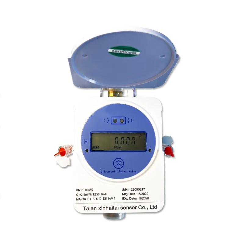 Taian xinhaitai ultrasonic water flowmeter digital ultrasonic water meter