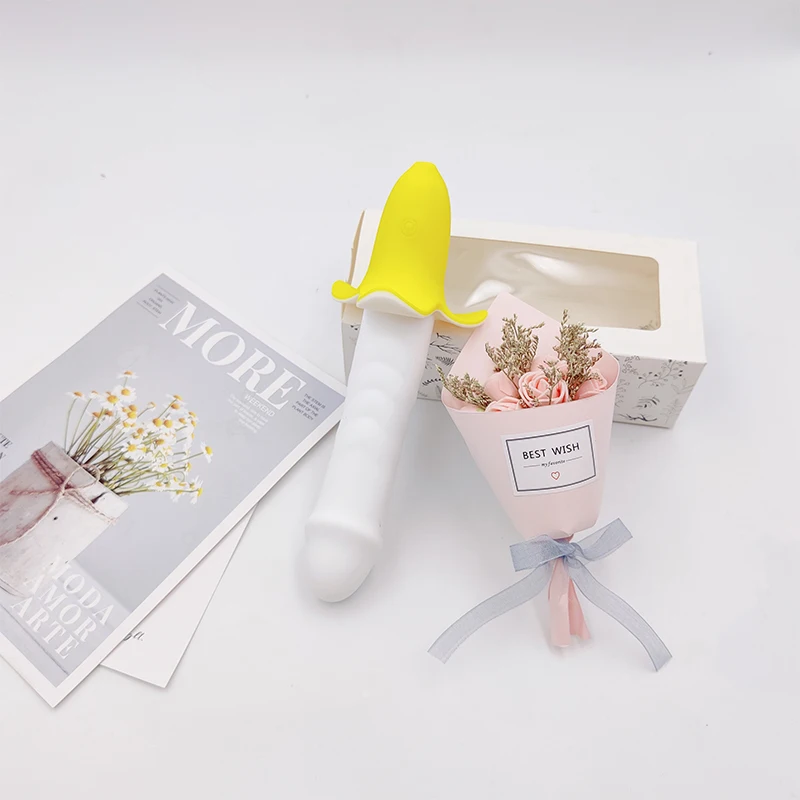 YPM Big Banana Pulse vibraing dildo G-spot stimulator Women Sex Toy Adult Vibrator