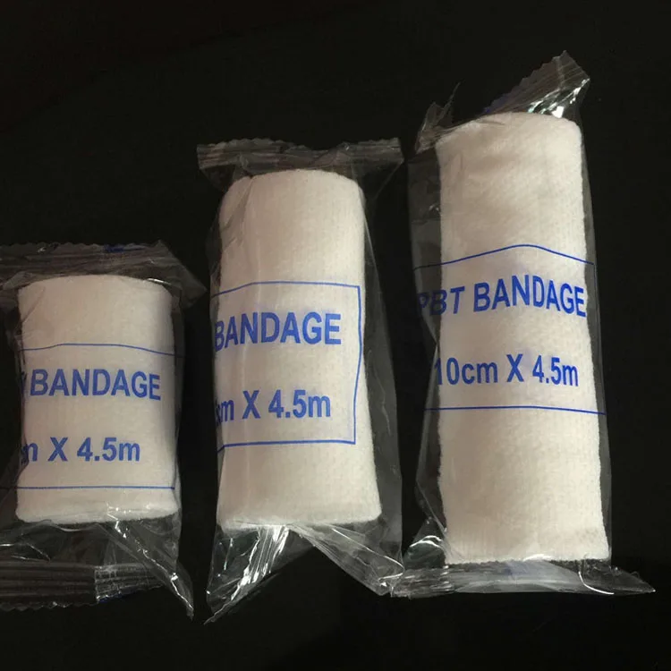 Crepe bandage medical PBT bandage fixed binding non-woven elastic bandage