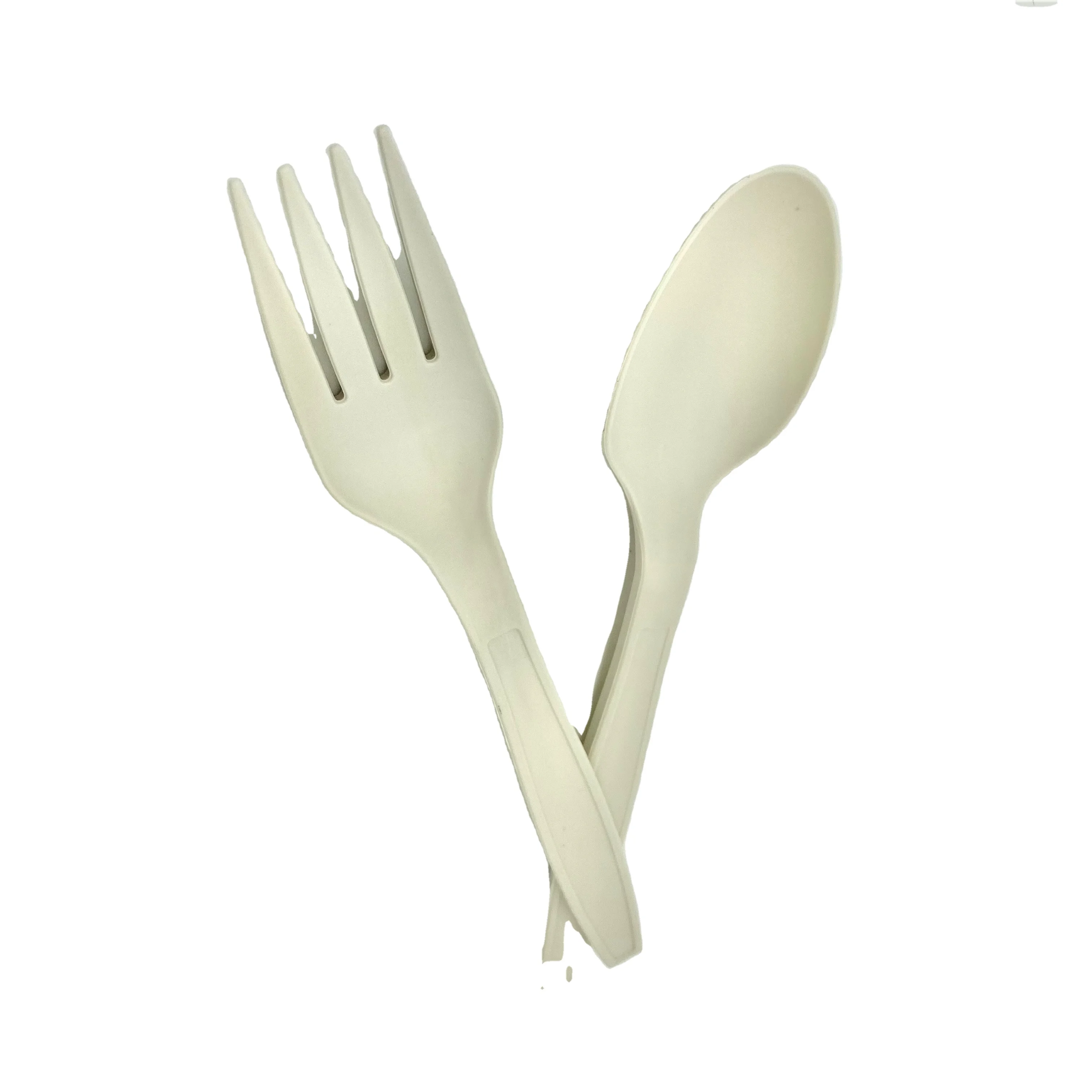 Биоразлагаемые одноразовые столовые приборы кукурузный крахмал посуда Compostable комбо столовые приборы упаковочные наборы столовые приборы кукуруза