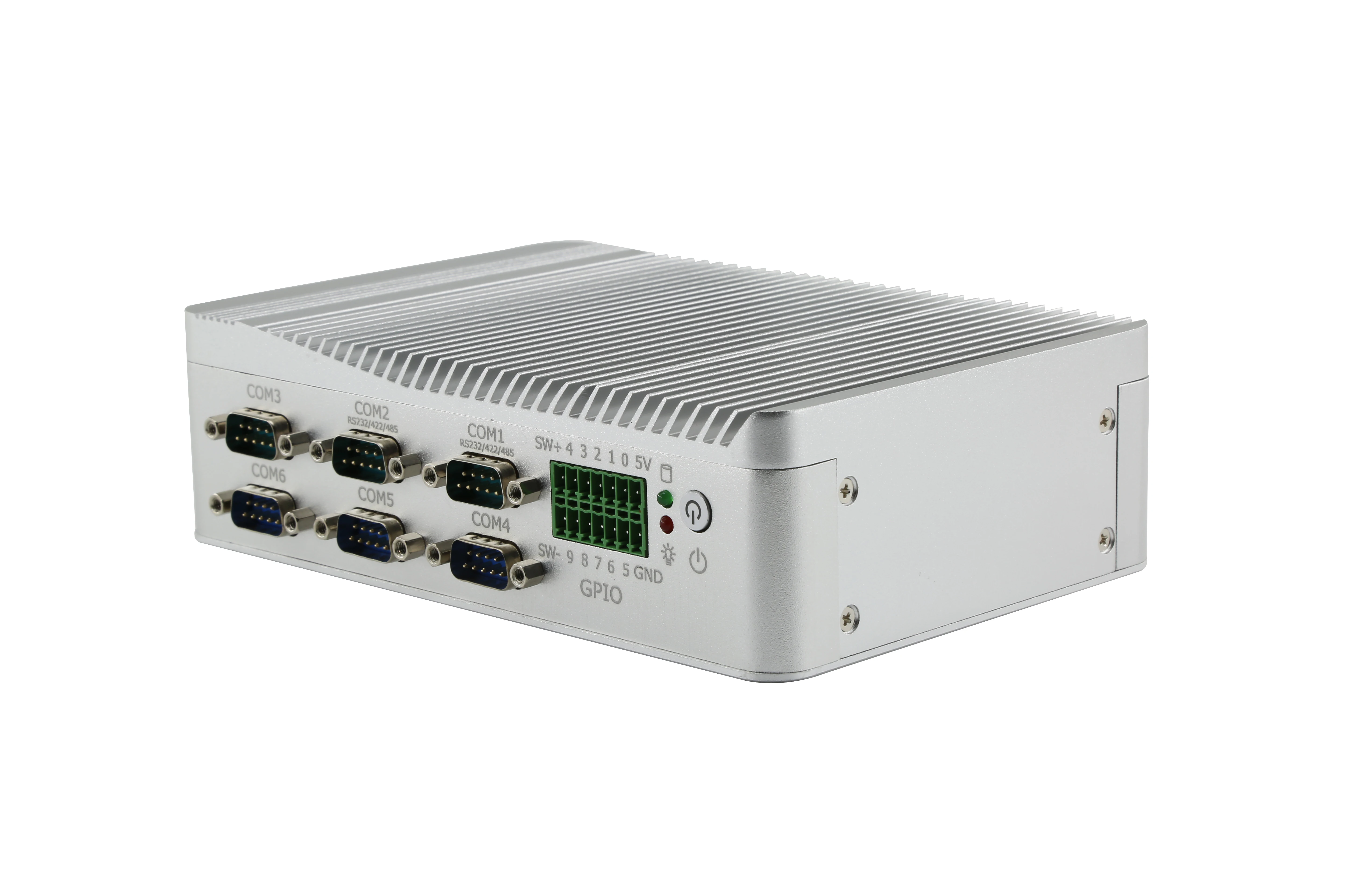 Fanless Mini pc computer desktop J4125 J1900 6157U i3 i5 NUC mini pc with Dual RS232 Dual Lan industrial computer