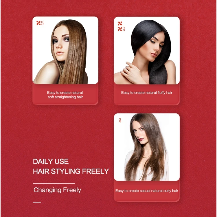 New Arrival Wide Board Flat Smart Automatic Hair Straightening Comb