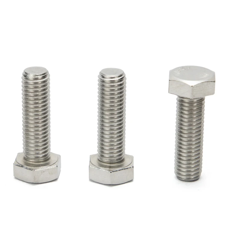Sales in 2022. China Wholesales Galvanised Hex Head Stainless Steel 304 Screw Bolt with Full Thread