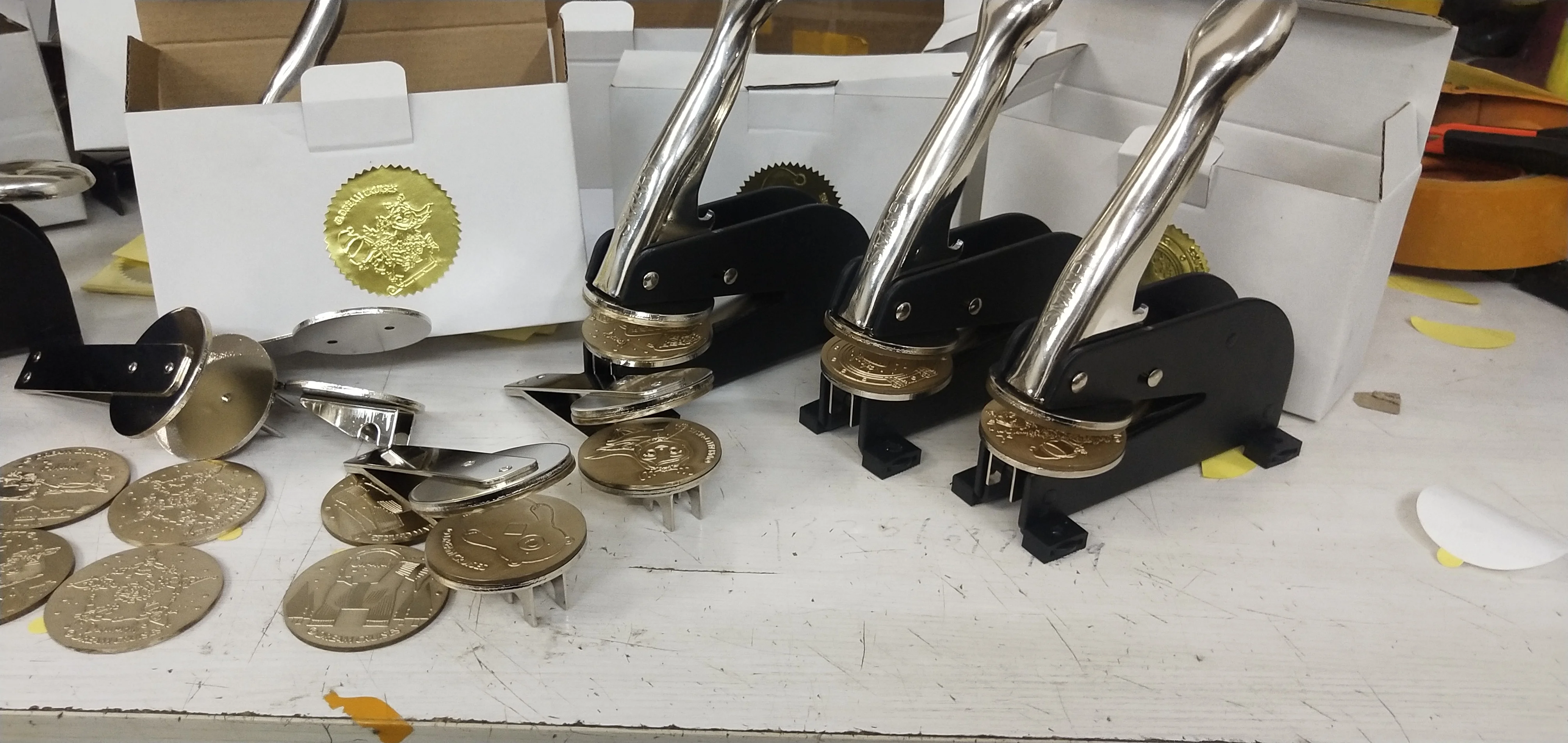 Factory Outlet 5cm Company Personal Seal Logo Embossed Stamps