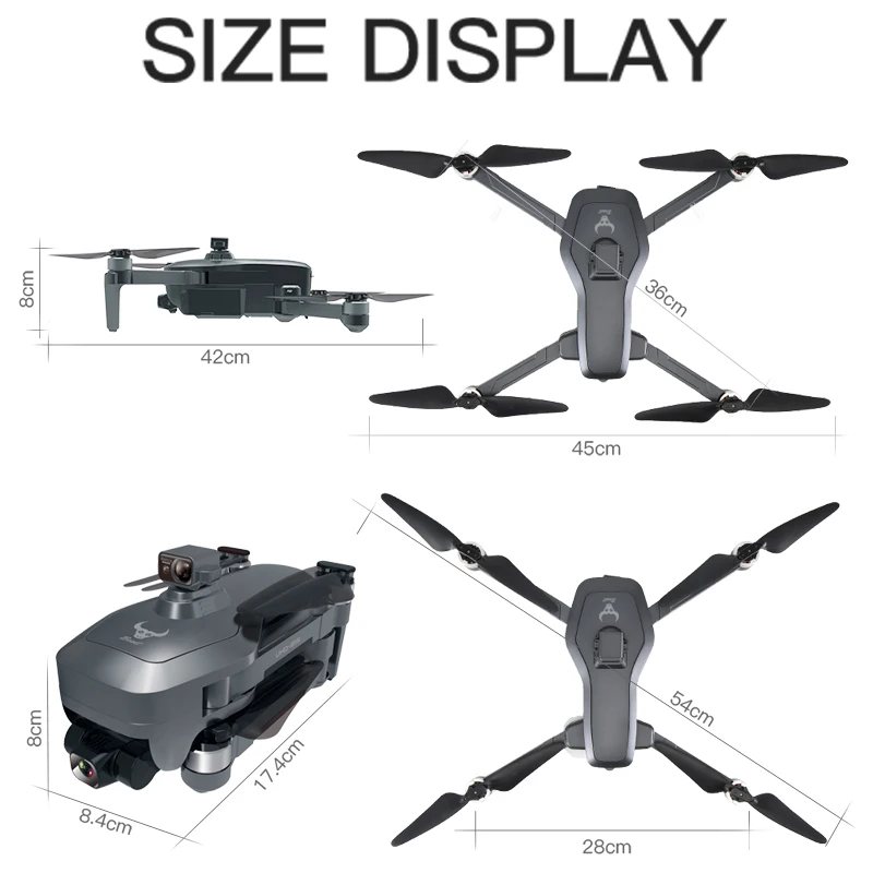The large drone is connected to the mobile phone to operate the camera and video can be used for travel party selfies