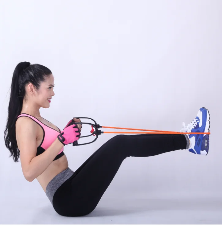 Low Price Gym Exercise Slimming Adjustable Handle Tubes Soft Expander Exercise Tube