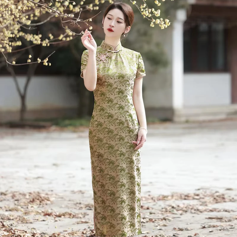 Original Desig Beautiful Qipao Chinese Traditional Clothing n Chinese Vintage Cheongsam Dresses