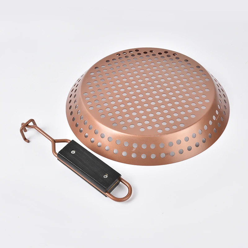 Worth Buying Stylish metal paint grill pan Outdoor household bakeware