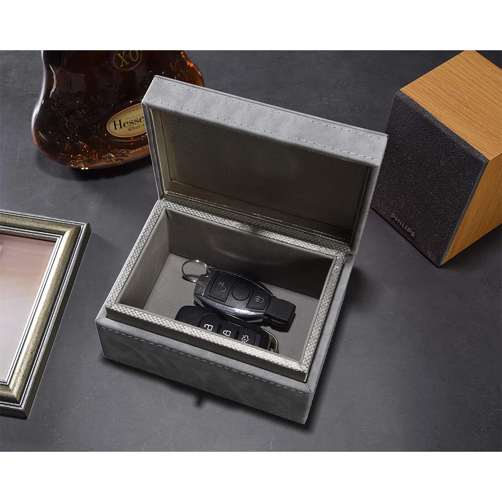 Hot New Faraday Key Fob Protector Cage RFID Signal Blocking Box Privacy Protection box